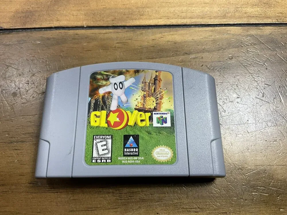 Glover (Nintendo 64, 1998) Authentic - N64 Cartridge Only